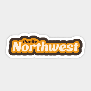 Pacific Northwest - 70's Vibes Sticker